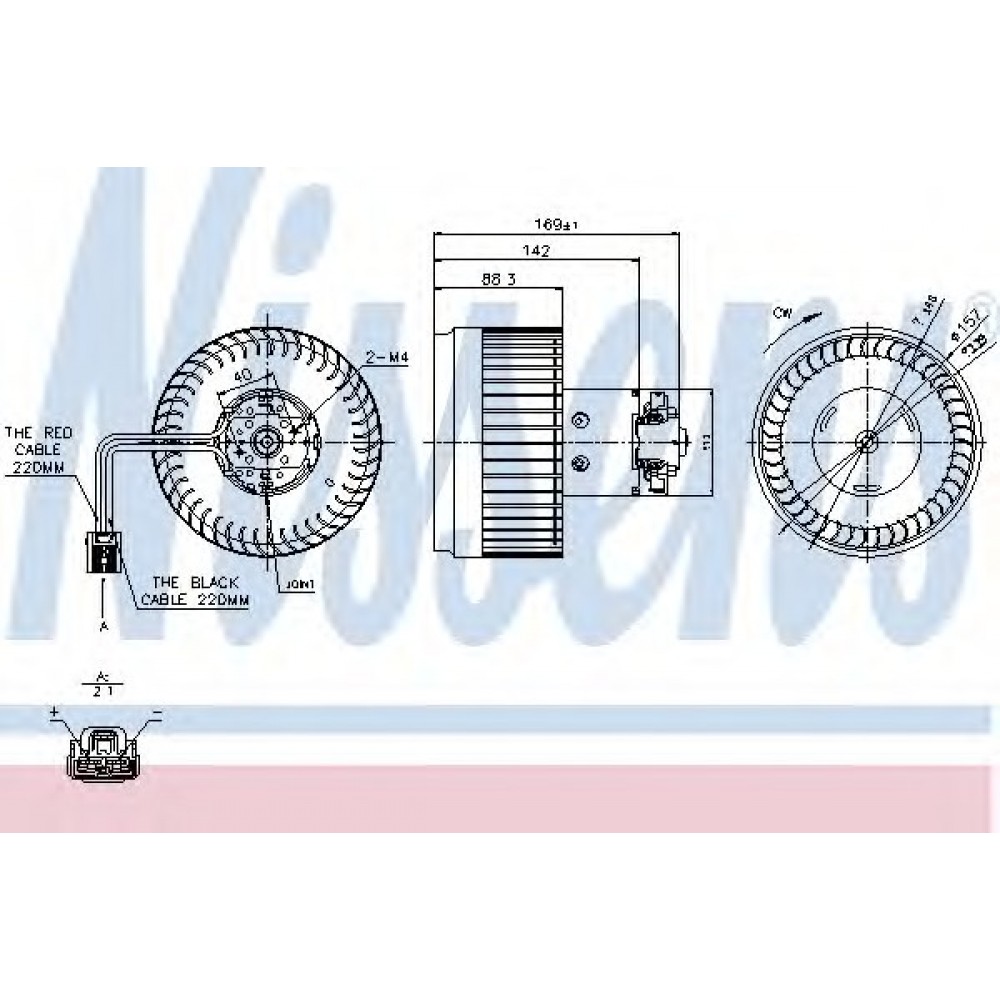 VARIKLIS VENTILIATORIAUS VOLVO S60 00-