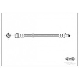 STABDŽIŲ ŠLANGELĖ MB W202/W210 93- PRIEKIS