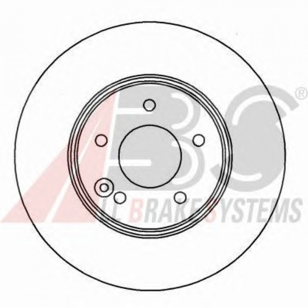 STABDŽIŲ DISKAS MB W203/W210 96-