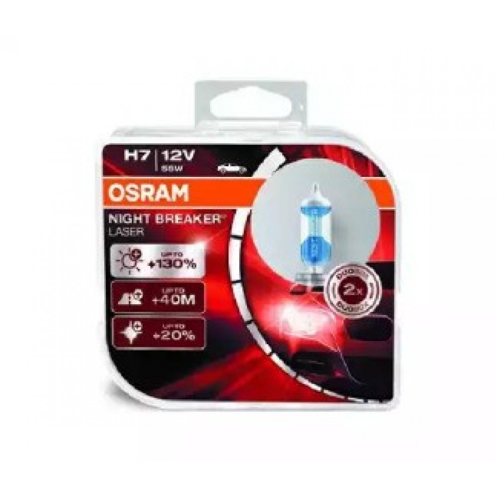 LEMPUTĖ  H7 12V 60/55W NIGHT BREAKER LASER +130%