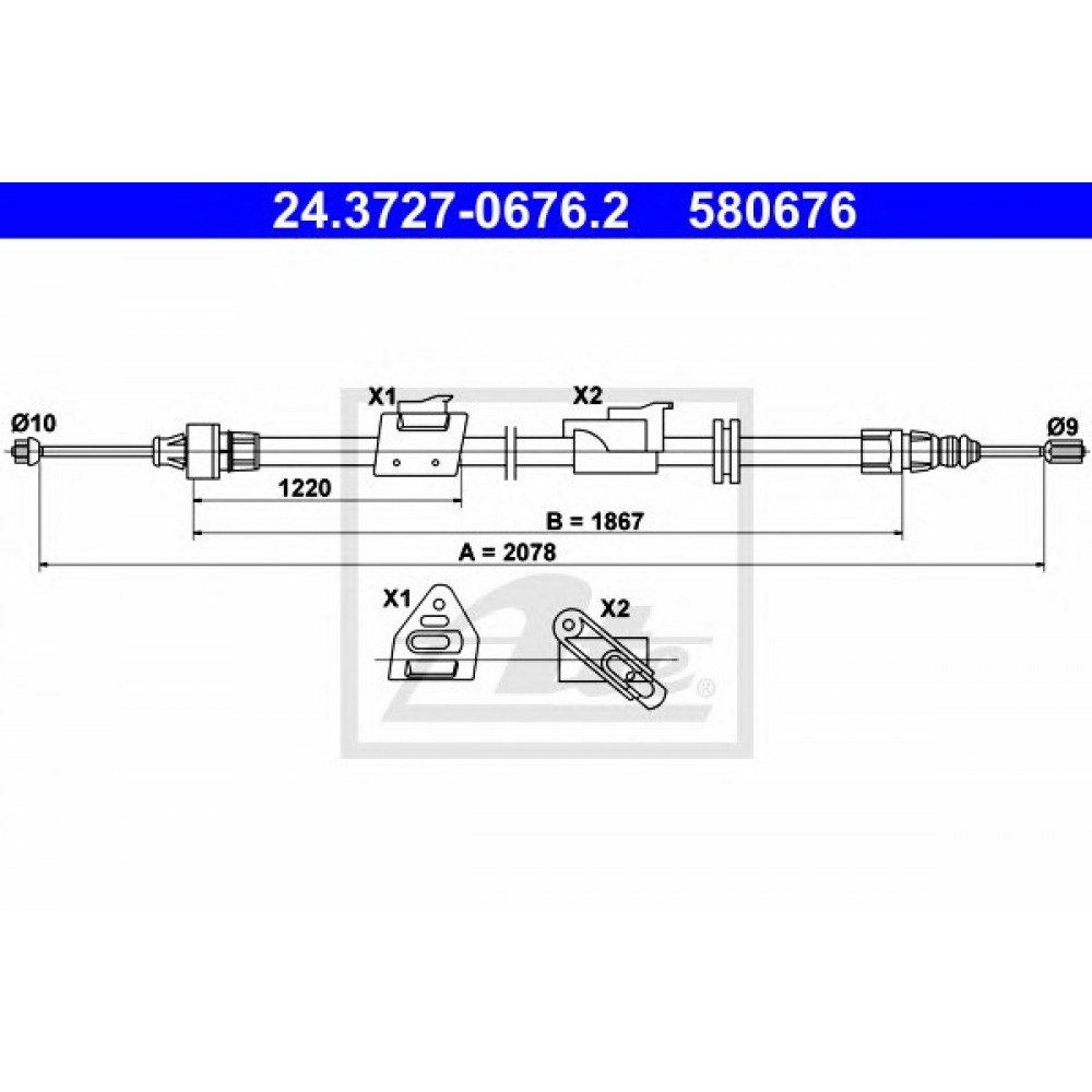 TROSAS RANK.STAB.FORD GALAXY, MONDEO IV, S-MAX 1.6-2.5 05.06-06.15