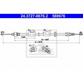 TROSAS RANK.STAB.FORD GALAXY, MONDEO IV, S-MAX 1.6-2.5 05.06-06.15