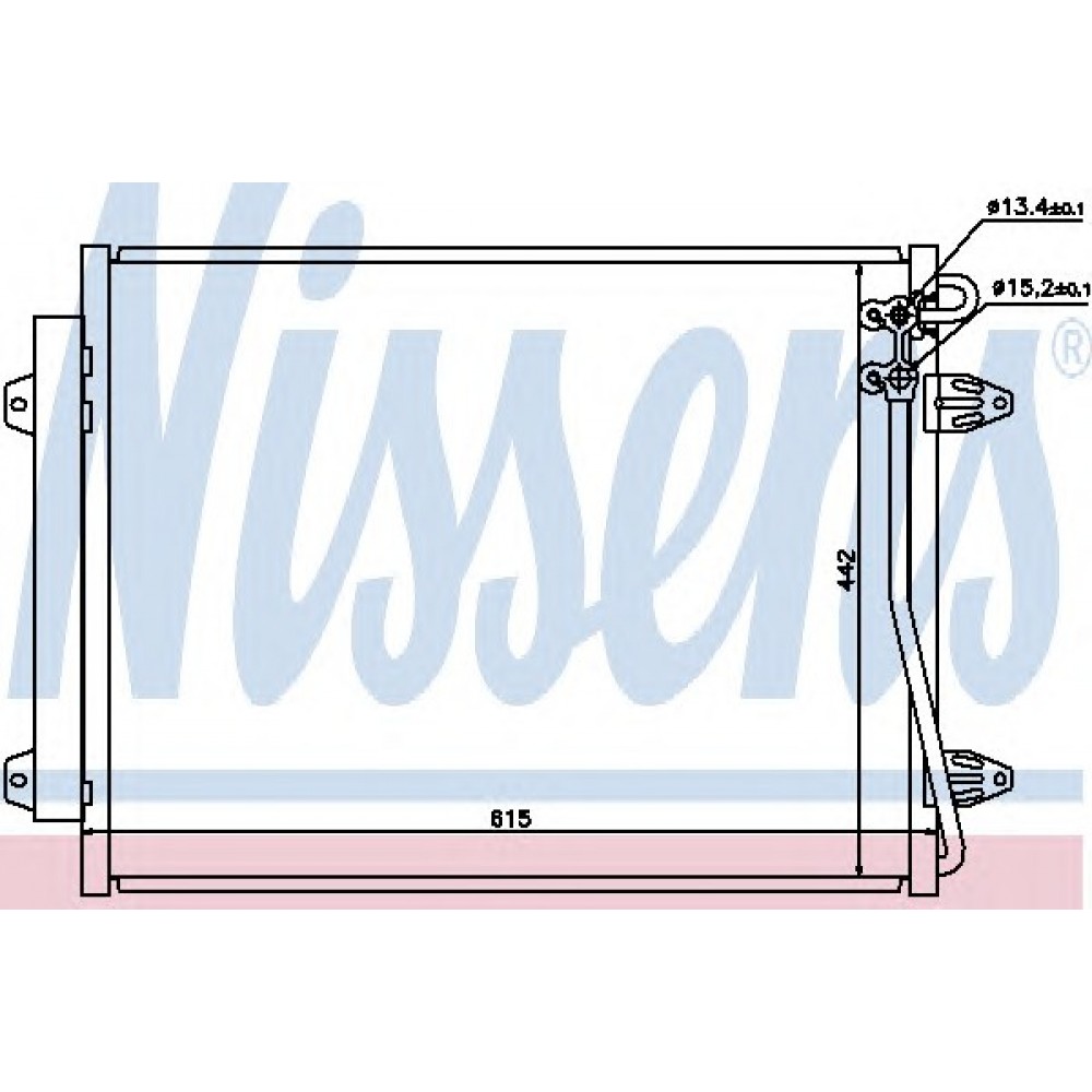 RADIATORIUS AC VW PASSAT (05-) 2.0 TFSI