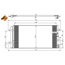 RADIATORIUS AC AUDI A4/A6 07-