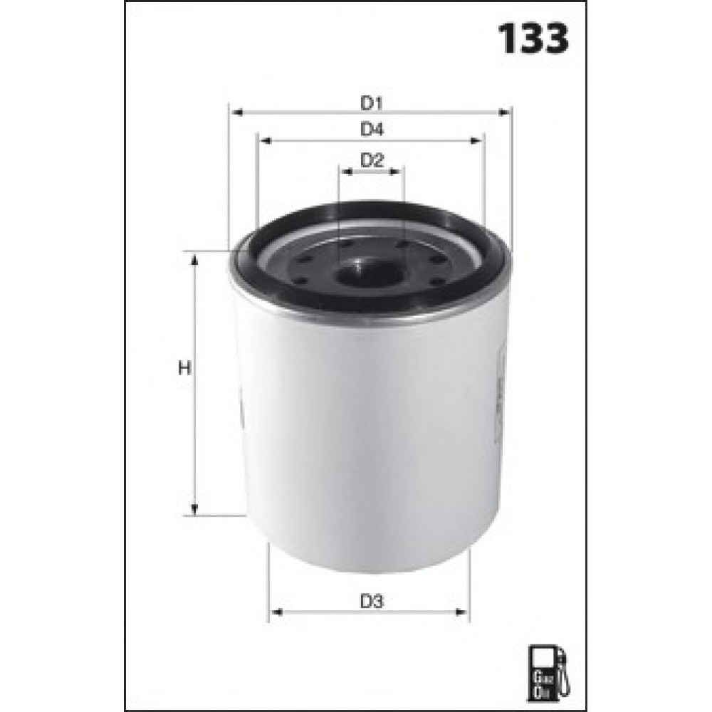 KURO FILTRAS CHRYSLER VOYAGER 2.5TD -95
