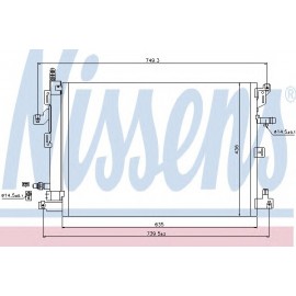 RADIATORIUS AC VOLVO XC 90 02-