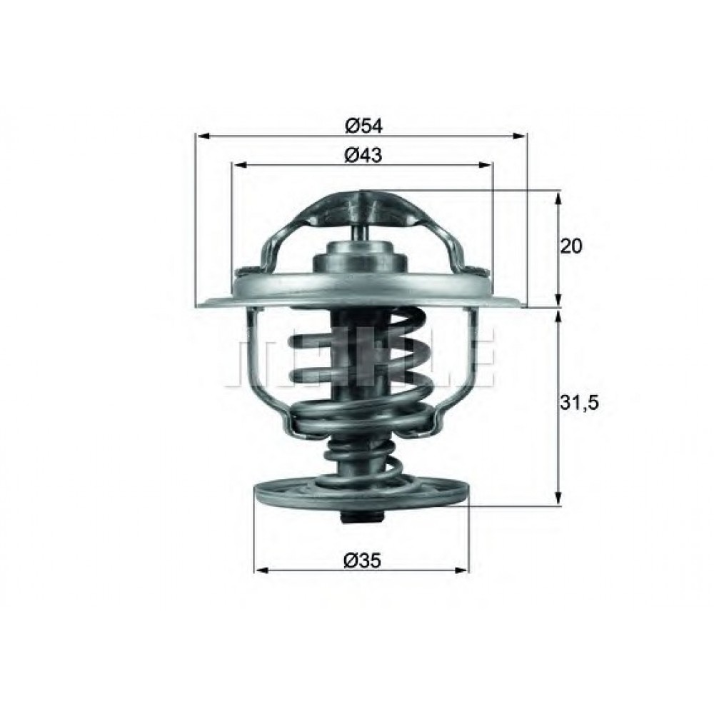 TERMOSTATAS AUDI 100/A4/A6,VW PASSAT,T4