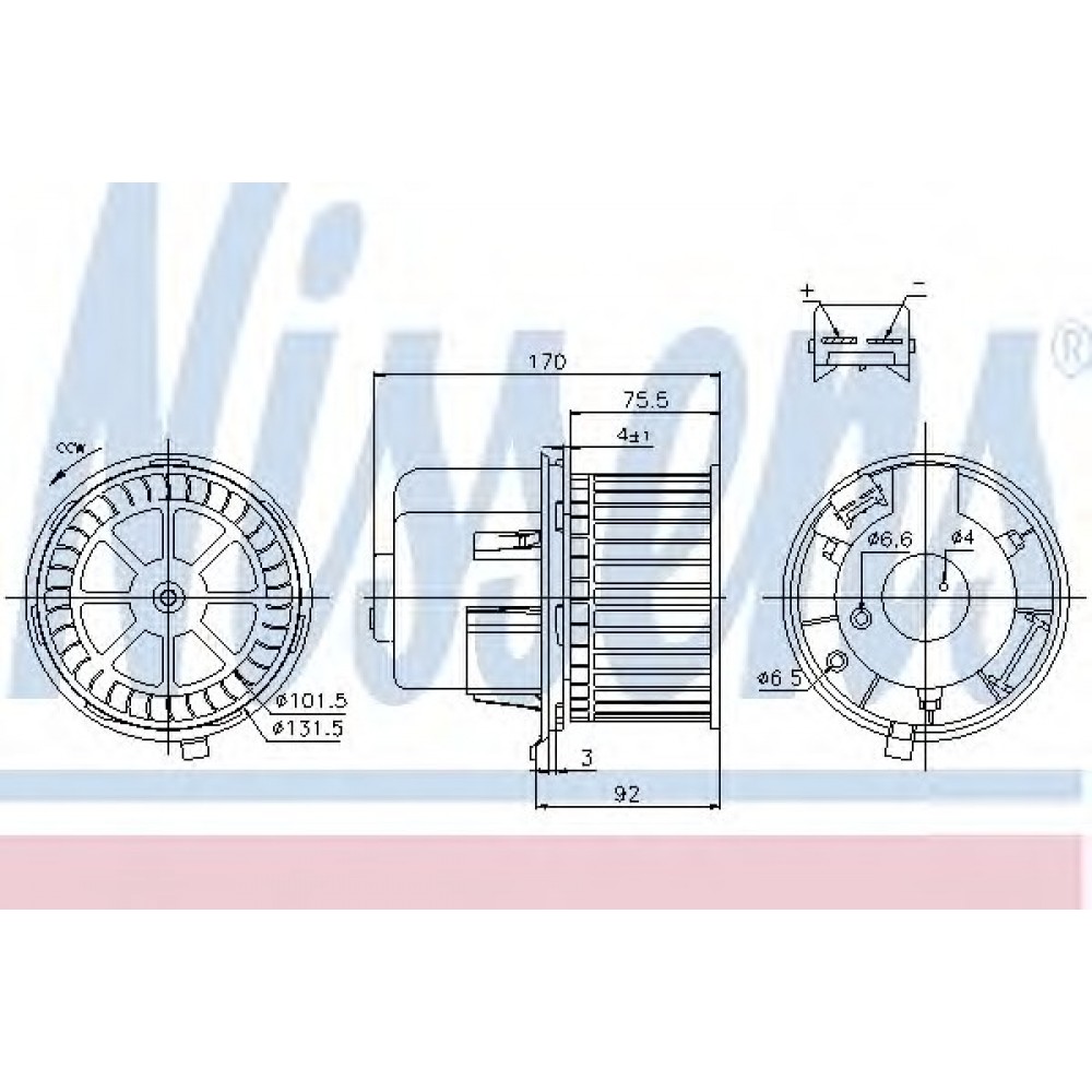 VARIKLIS VENTILIATORIAUS FORD TRANSIT 2.0-3.2D 06.94-08.14
