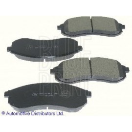 Stabdžių trinkelių komplektas STABDŽIŲ MITSUBISHI PRIEKINĖ AŠIS L200 2,5 TD 4WD 96-2012