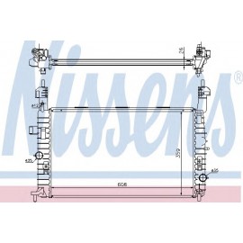 RADIATORIUS OPEL MERIVA 1.7TDĮ 03-