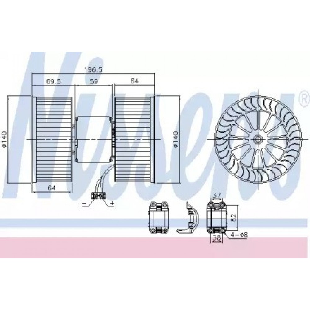 VARIKLIS VENTILIATORIAUS  BMW 3 (E46) 1.6-3.2 02.98-12.07