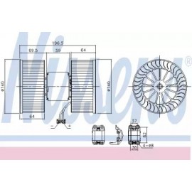 VARIKLIS VENTILIATORIAUS  BMW 3 (E46) 1.6-3.2 02.98-12.07
