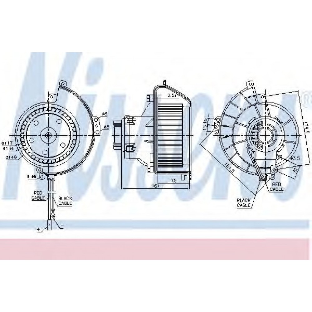 VARIKLIS VENTILIATORIAUS OPEL ASTRA CLASSIC, ASTRA G, ASTRA G CLASSIC, ASTRA G CLASSIC CARAVAN, ZAFIRA A 1.2-2.2D 02.98-