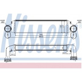 RADIATORIUS INTERKULERIO BMW 3 (E46), X3 (E83) 2.0D/3.0D 09.01-12.07