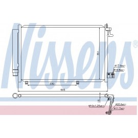 RADIATORIUS AC FORD  FIESTA 08- 1.25, 1.4, 1.4 TDCi, 1.6