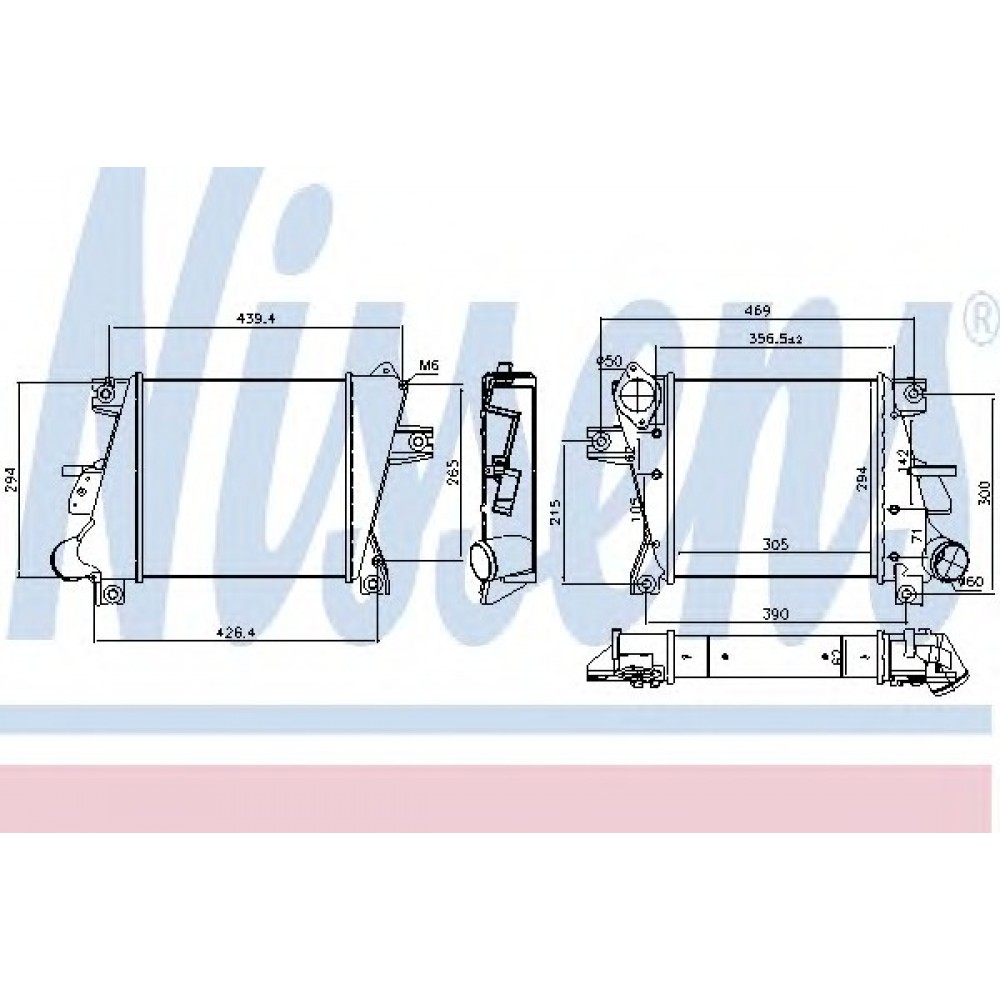 RADIATORIUS INTERKULERIO  NISSAN X-TRAIL 2.2D 12.03-01.13