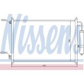 RADIATORIUS AC NISSAN X-TRAIL 2.0/2.0D/2.5 06.07-11.13