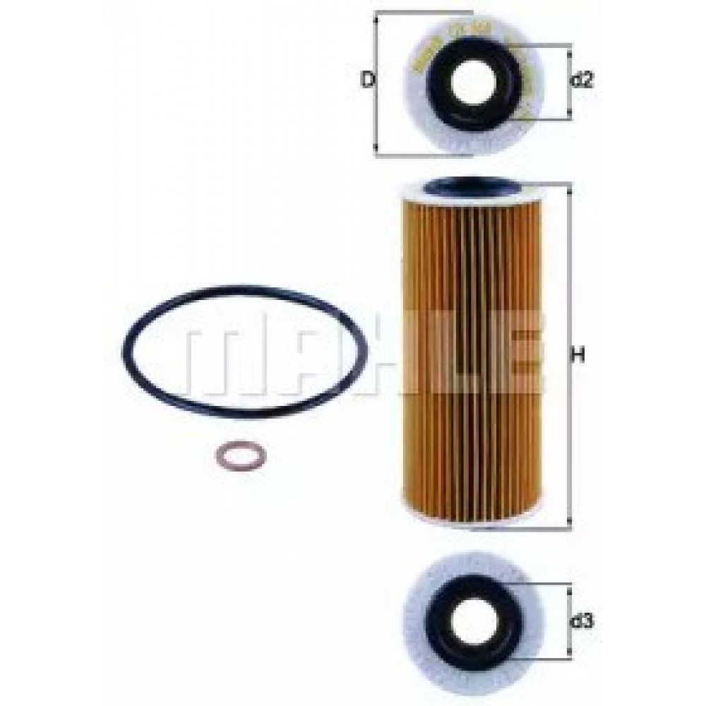 ALYVOS FILTRAS BMW E39/E46 2.0D/TD 00-