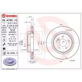 STABDŽIŲ DISKAS MB W204/C207 07-