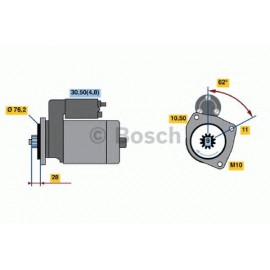 STARTERIS AUDI Q7; VW TOUAREG 3.0D/3.0H 11.04-