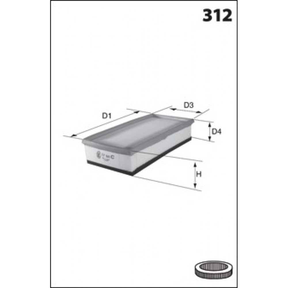 ORO FILTRAS CITROEN,PEUGEOT 1.6D 04.08-