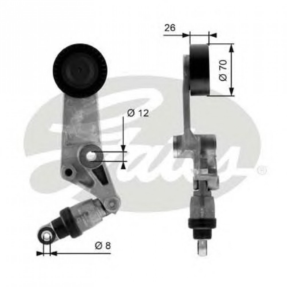 ĮTEMPIMO GUOLIS TOYOTA 1,4-1,8 99-