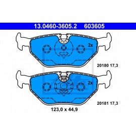STABDŽIŲ TRINKELIŲ KOMPLEKTAS BMW E32,E34,E46 88-/SAAB 9-5 GALAS