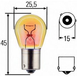 LEMPUTĖ 24V 21W  PY21W