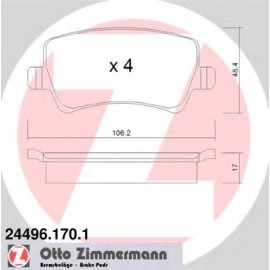 STABDŽIŲ TRINKELIŲ KOMPLEKTAS FORD MONDEO 07-/GALAXY,S-MAX 06-