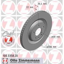 STABDŽIŲ DISKAS  AUDI A4, A4 ALLROAD, A5, A6, A6 ALLROAD, A7, A8, Q5, Q7; PORSCHE MACAN 1.4-4.2D 06.07-