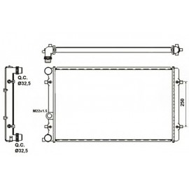 RADIATORIUS AUDI A3,VW GOLF 4 96-