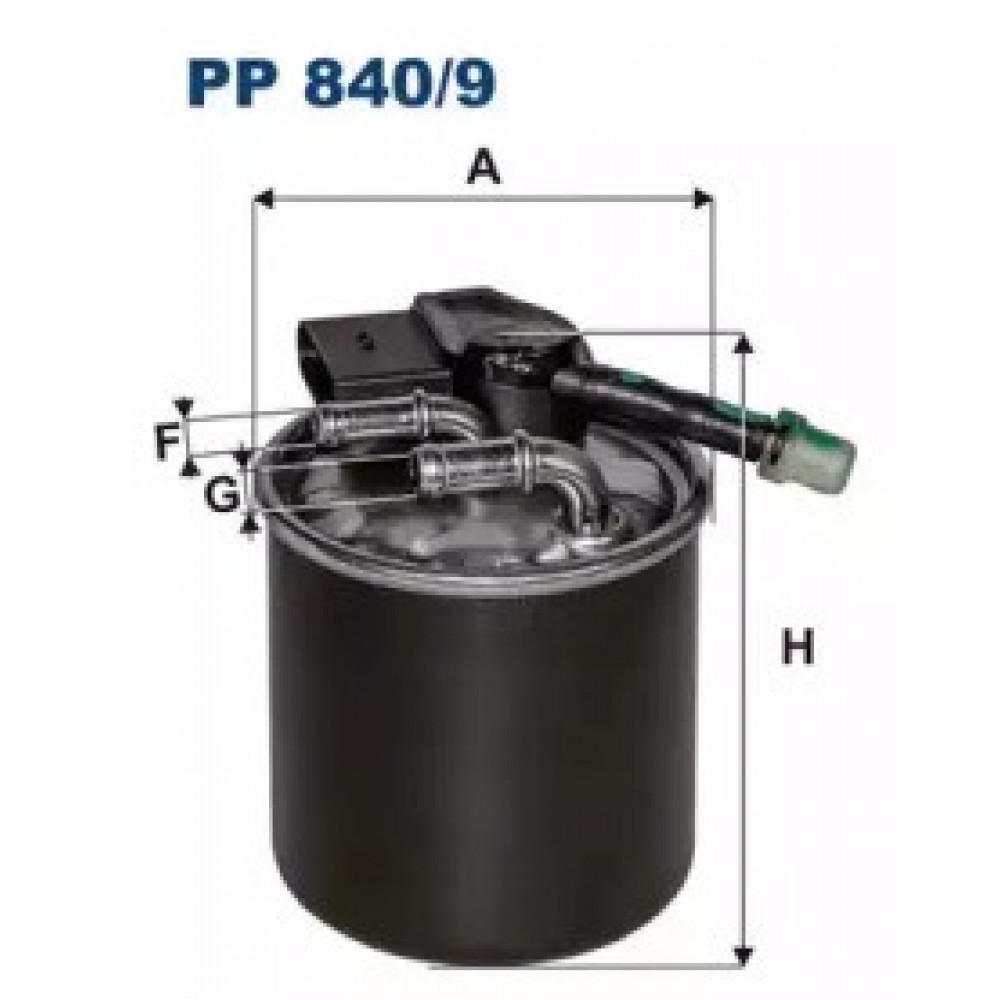 KURO FILTRAS MB W204/W212/SPRINTER