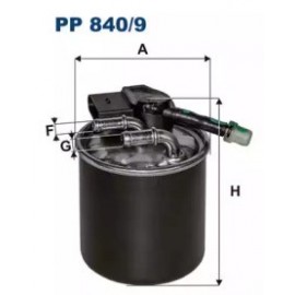 KURO FILTRAS MB W204/W212/SPRINTER