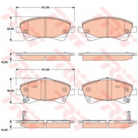 STABDŽIŲ TRINKELIŲ KOMPLEKTAS TOYOTA AVENSIS 09-/AURIS 07-