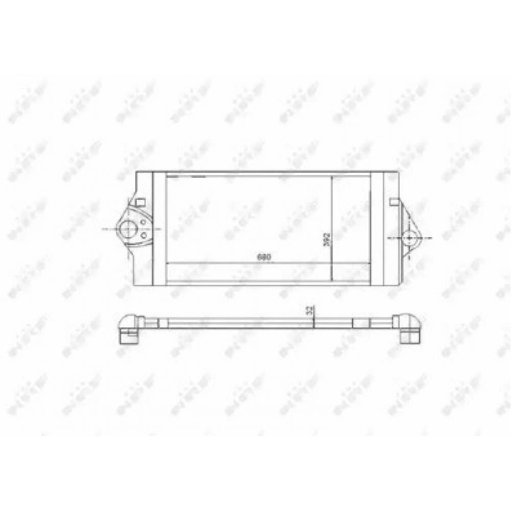 RADIATORIUS INTERKULERIO RENAULT ESPACE IV, LAGUNA II, VEL SATIS 2.0/2.2D 10.01-
