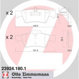 STABDŽIŲ TRINKELIŲ KOMPLEKTAS MB W164/W251 05-