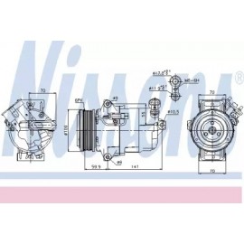 AC SIURBLYS OPEL ASTRA H, ASTRA H GTC, ZAFIRA / ZAFIRA FAMILY B 1.9D 04.04-04.15