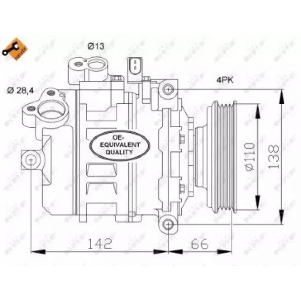 AC SIURBLYS AUDI A4, A6 1.9D 11.00-01.05