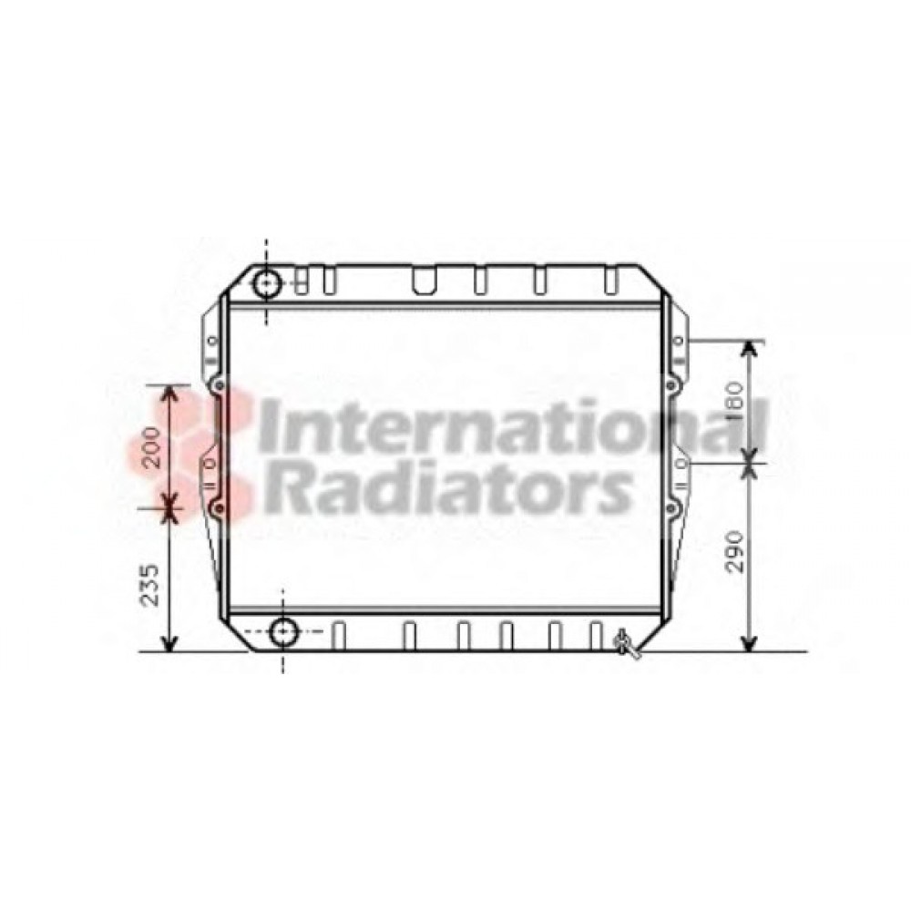RADIATORIUS TOYOTA LAND CRUISER 2.4D 10.85-05.90