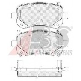 STABDŽIŲ TRINKELIŲ KOMPLEKTAS CHRYSLER VOYAGER/LANCIA VOYAGER/VW ROUTAN 2.0D-4.0 06.07