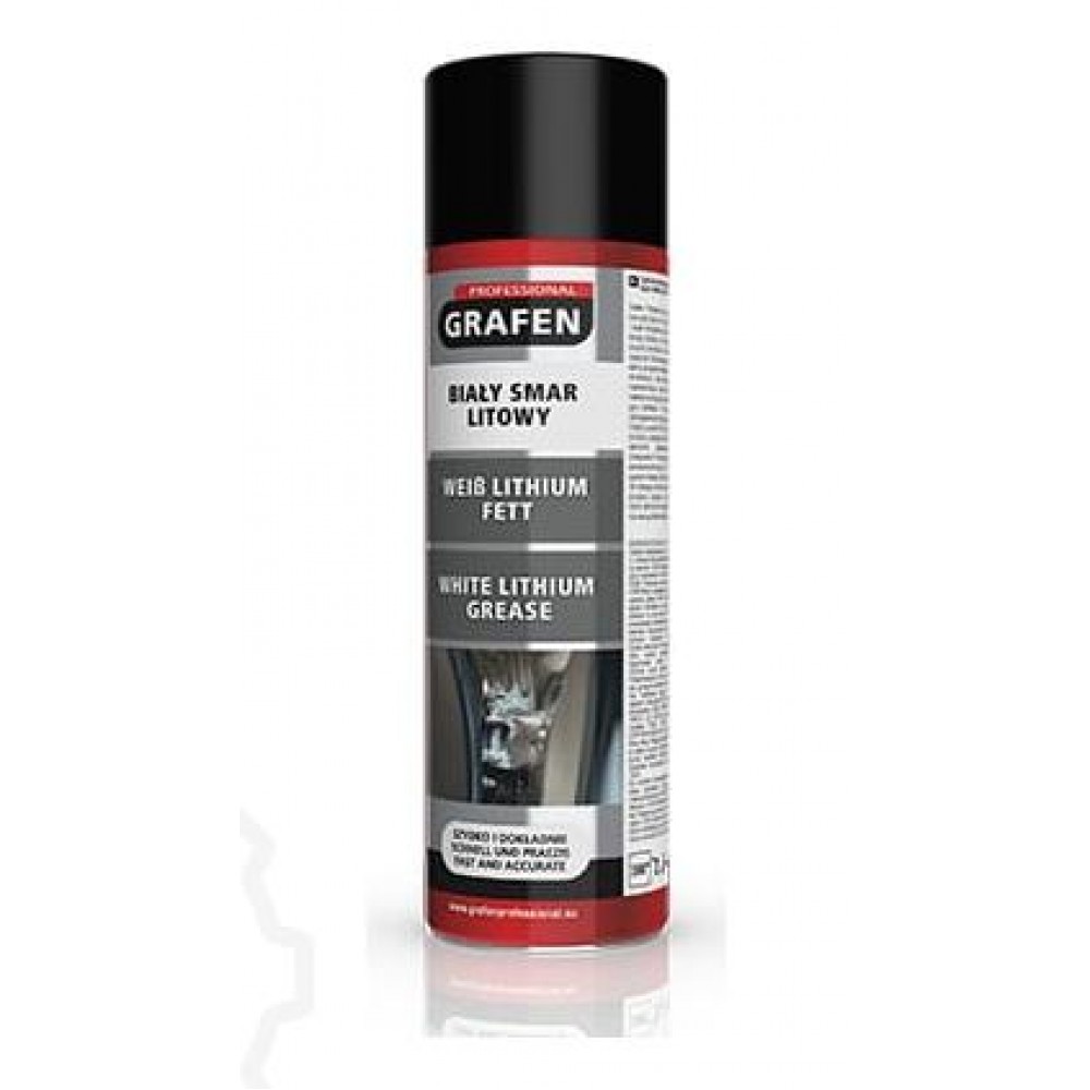 Purškiamas ličio tepalas baltas 500 ml GRAFEN PROFESSIONAL