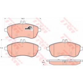 STABDŽIŲ TRINKELIŲ KOMPLEKTAS MB W204/W211/W212 07-