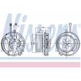 VARIKLIS VENTILIATORIAUS AUDI,VW,SEAT,ŠKODA 12-