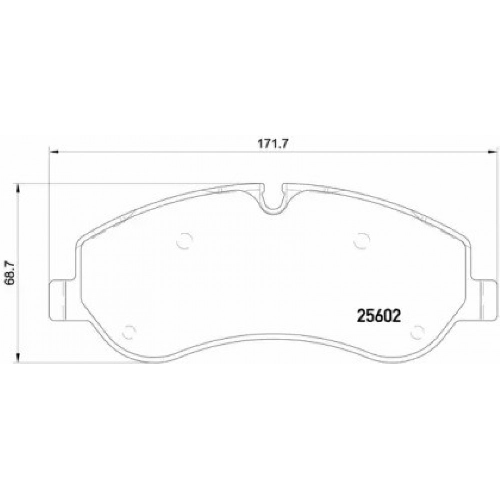 STABDŽIŲ TRINKELIŲ KOMPLEKTAS FORD TRANSIT CUSTOM V362, TRANSIT V363 1.0H-2.2D 04.12-