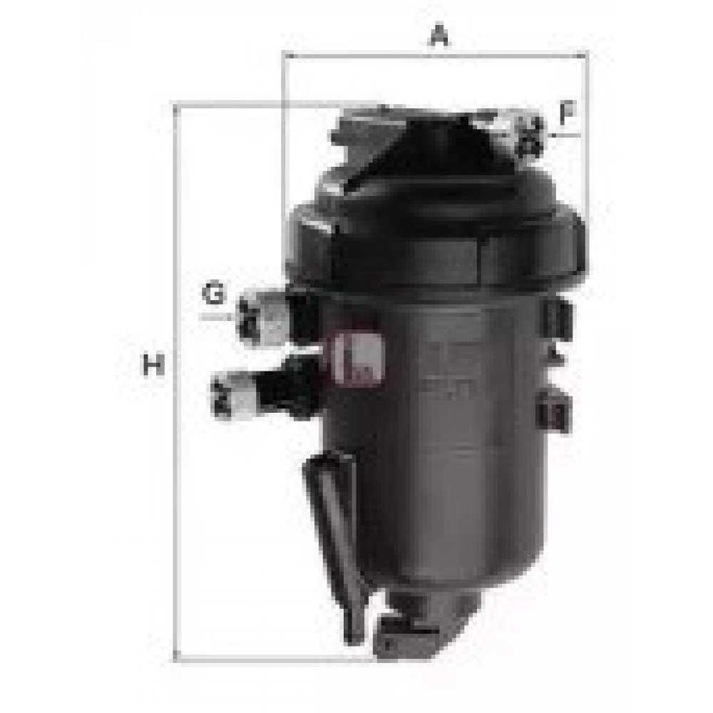 KURO FILTRAS OPEL SIGNUM, VECTRA C;SAAB 9-3 1.9D 04.04-02.15