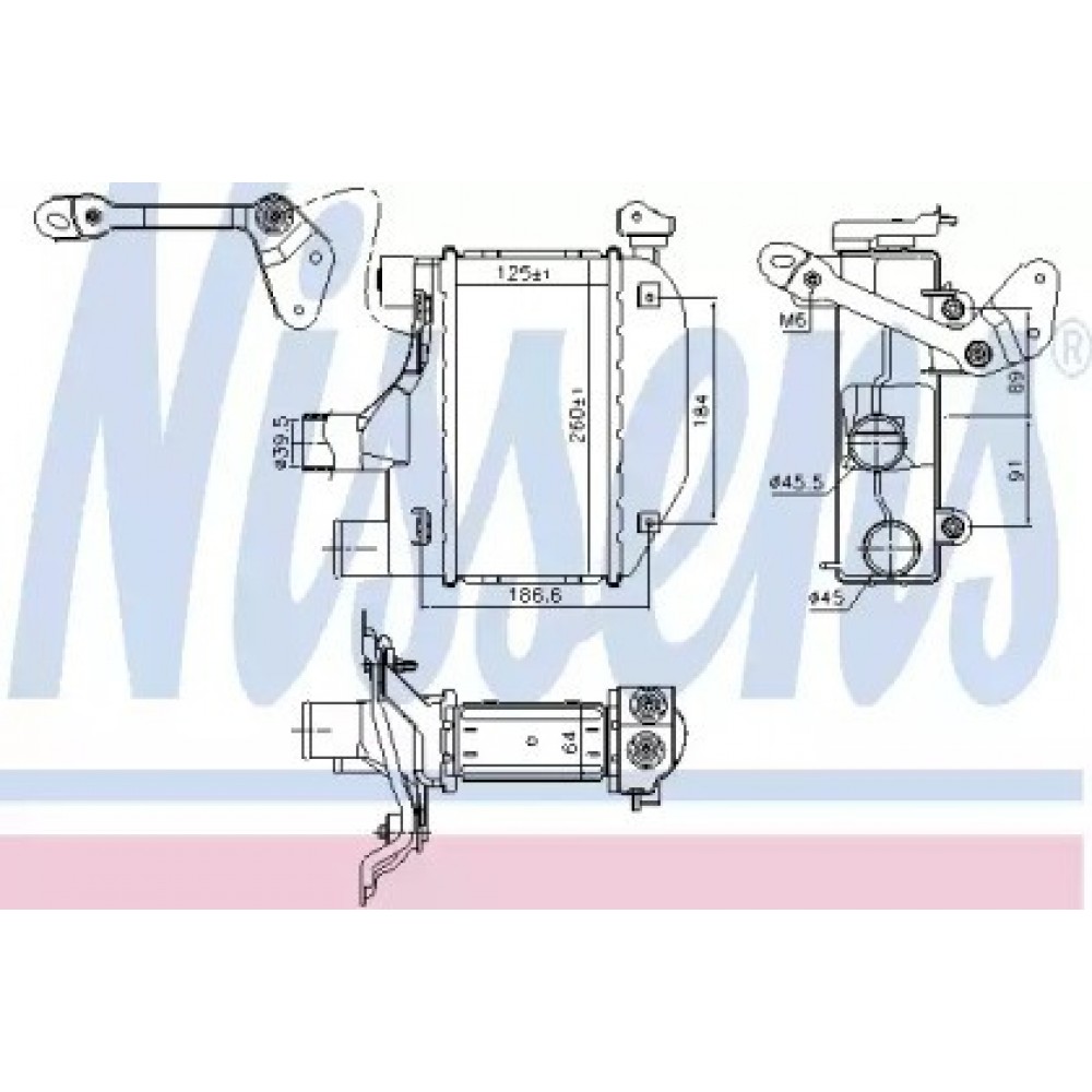 RADIATORIUS INTERKULERIO TOYOTA COROLLA 1.4D 06.04-10.07