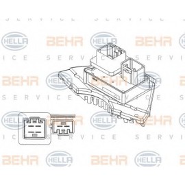 VENTILIATORIAUS REZISTORIUS VOLVO S60 I, S70, S80 I, V70 I, V70 II, XC70 CROSS COUNTRY, XC90 I 2.0-4.4 01.97-