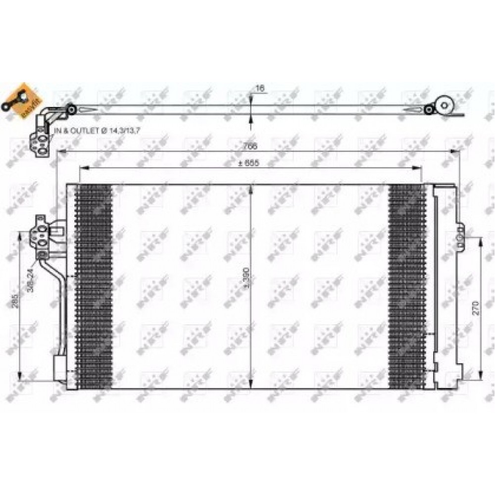 RADIATORIUS AC MB VITO,VIANO 03-