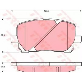 STABDŽIŲ TRINKELIŲ KOMPLEKTAS TOYOTA AVENSIS VERSO,PREVIA 01-