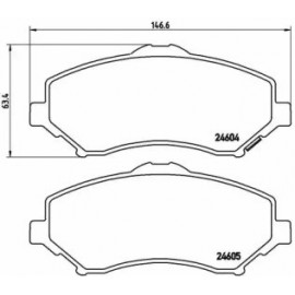STABDŽIŲ TRINKELIŲ KOMPLEKTAS CHRYSLER VOYAGER/JEEP WRANGLER 2.8D-4.0 04.07-